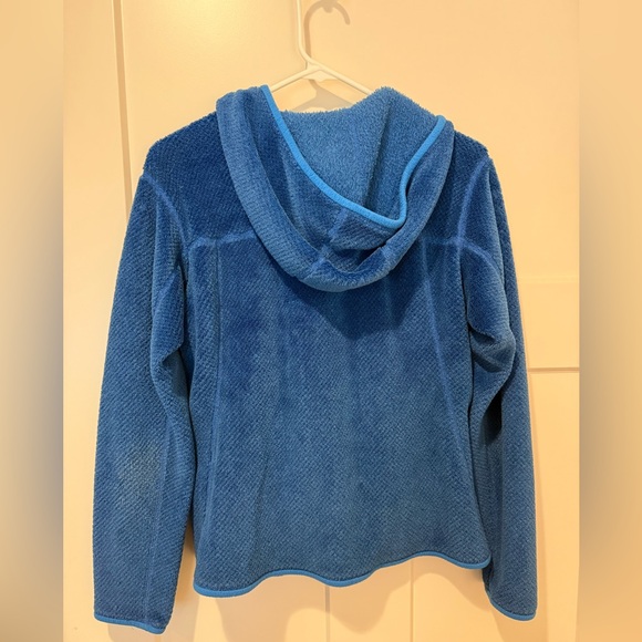 Patagonia Women’s Blue Fleece Hoodie, Size Medium - Picture 2 of 4